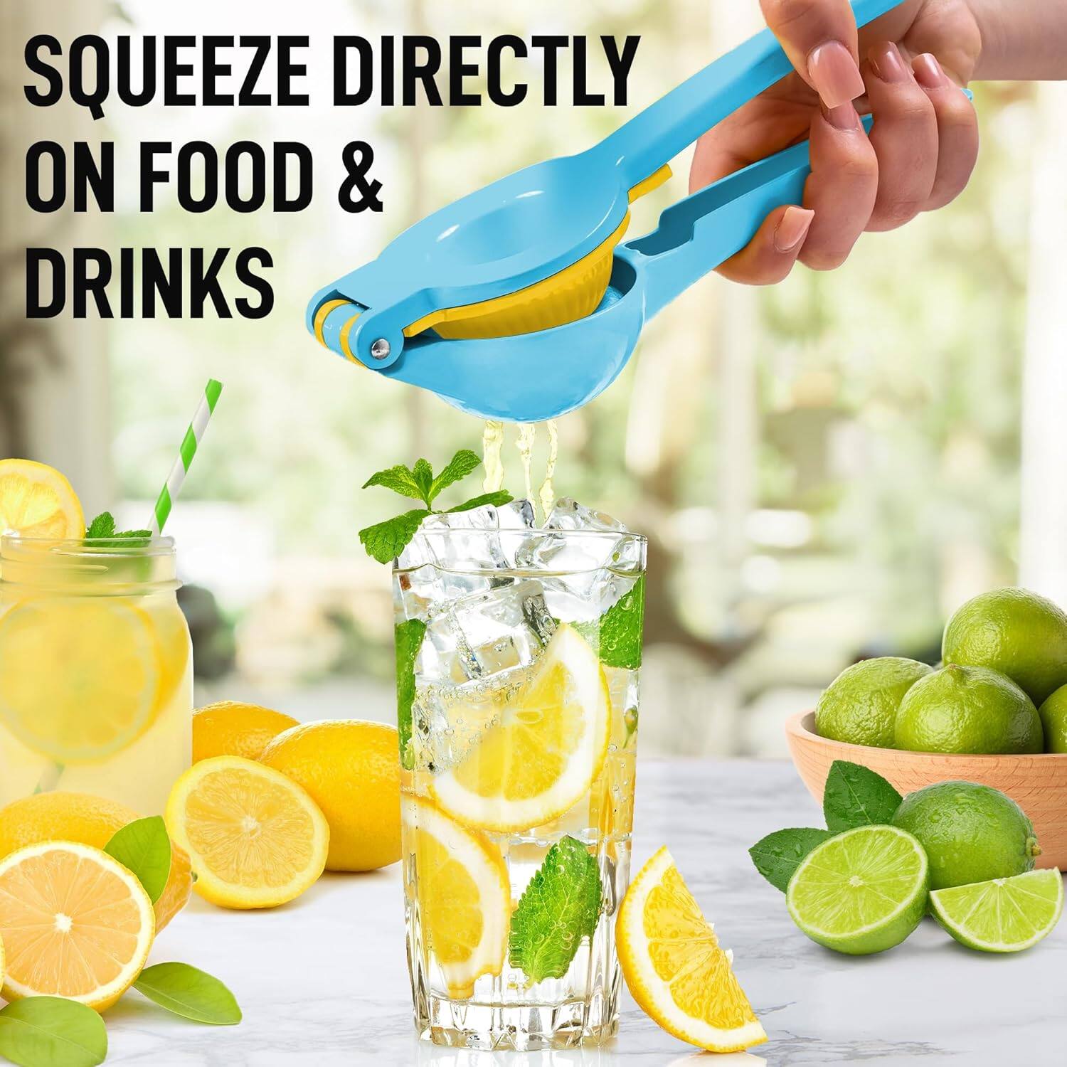 SQUEEZE DIRECTLY ON FOOD & DRINKS