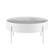 Front. Walker Edison - Modern Sliding-Top Coffee Table - White.