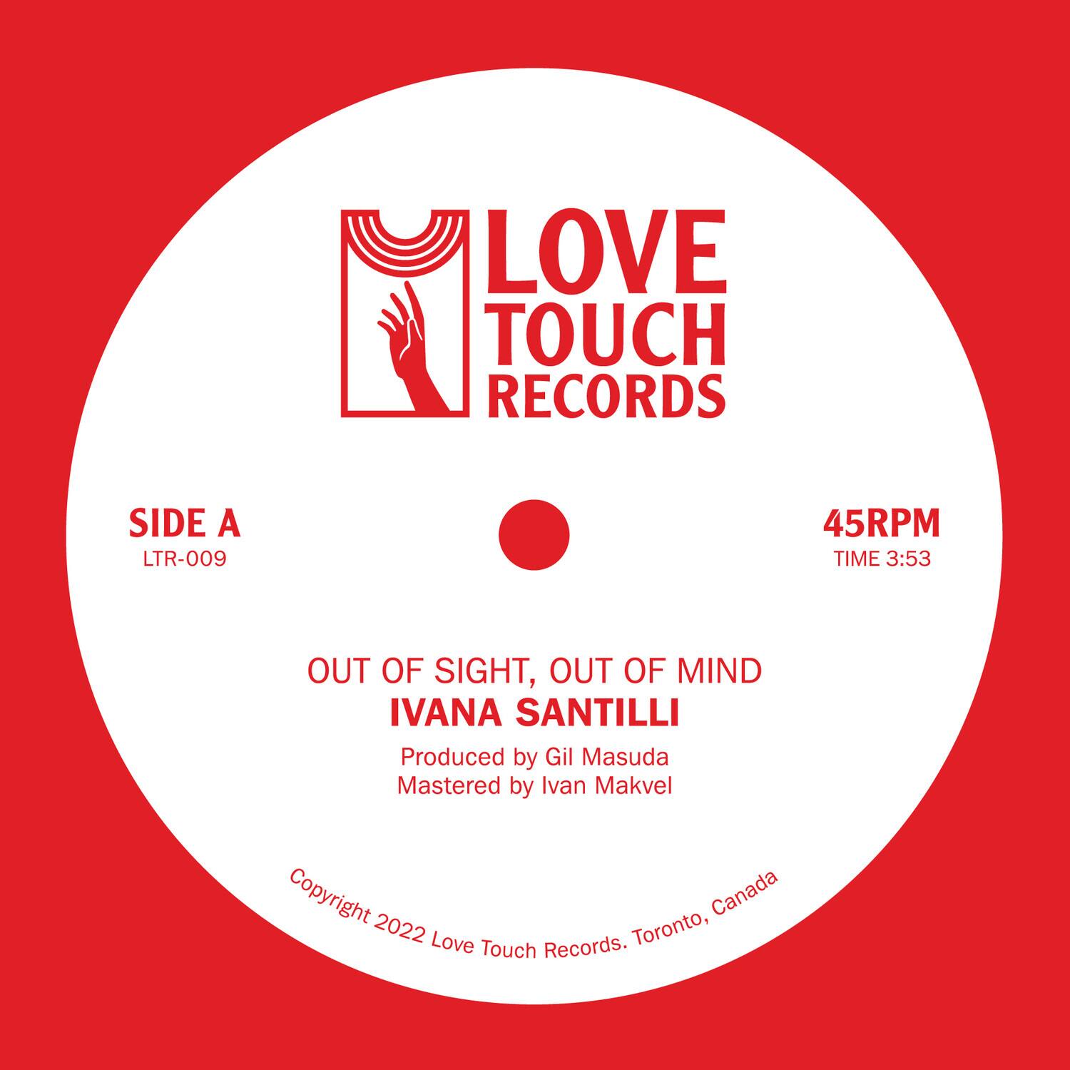Ivana Santilli Out Of Sight, Out Of Mind B/w Air Of Love 7 INCH SINGLE ...
