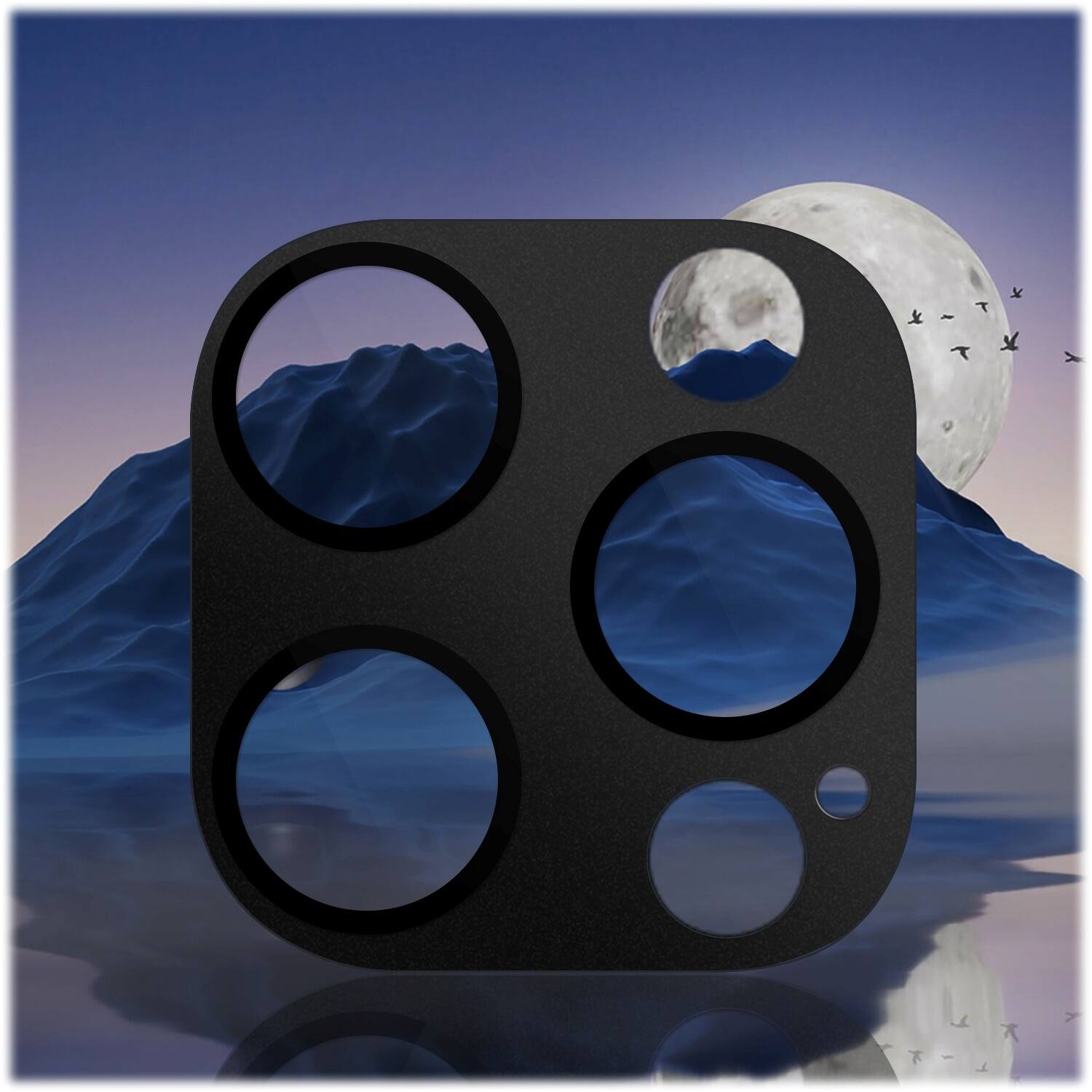 Alt View 12. SaharaCase - ZeroDamage Camera Lens Protector for Apple iPhone 15 Pro and iPhone 15 Pro Max (2-Pack) - Black.