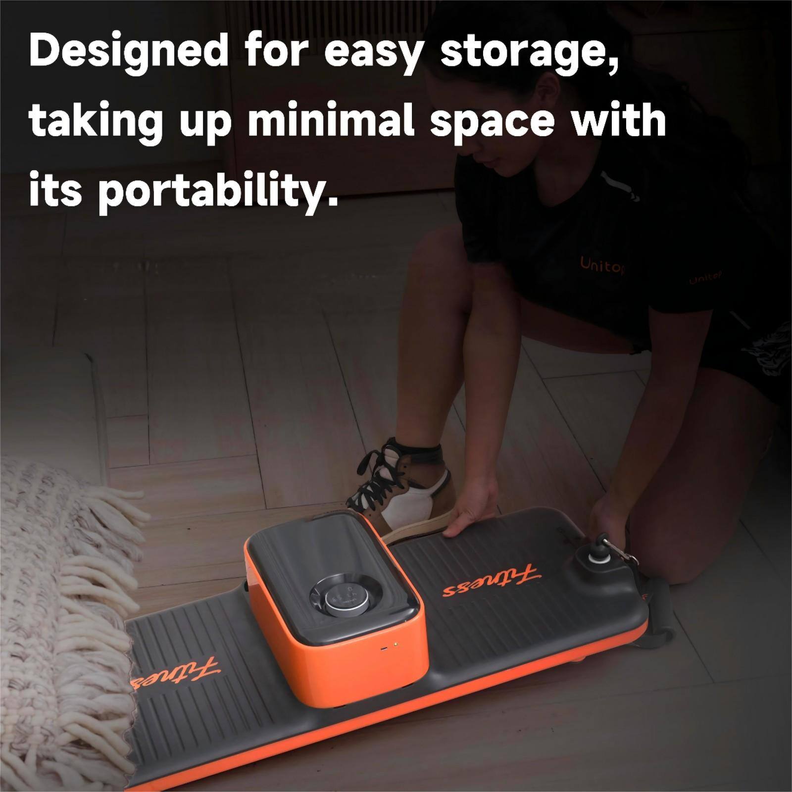 Designed for easy storage, taking up minimal space with its portability.