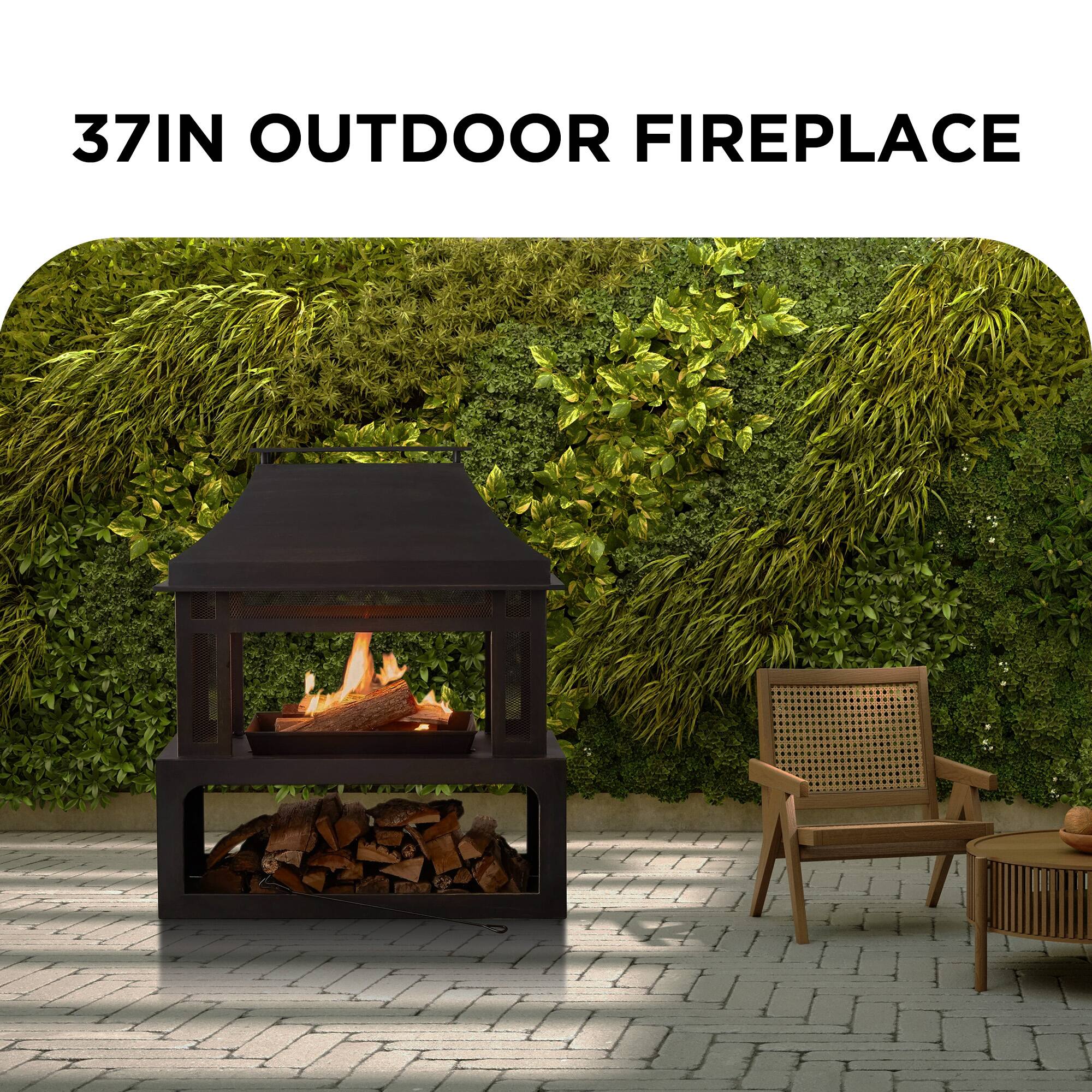 37 IN OUTDOOR FIREPLACE