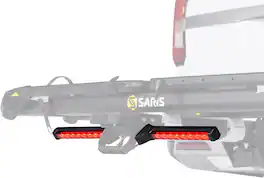 Saris - MHS Light Kit Add-On for Modular Hitch Bike Rack – DOT Compliant Brake, Turn Signal & Hazard Light Accessory - Carbon Black