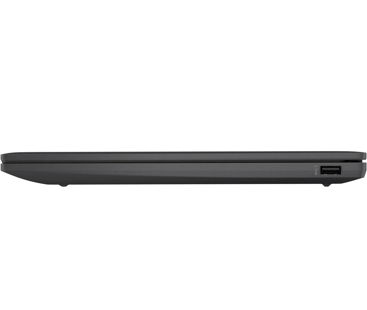 Alt View 4. HP - Chromebook 14a-nf0036ca 14" Intel N100  0.7 GHz up to 3.4 Hz 4GB 128 GB eMMC Intel UHD Graphics Chrome OS Laptop - Chalkboard Gray.