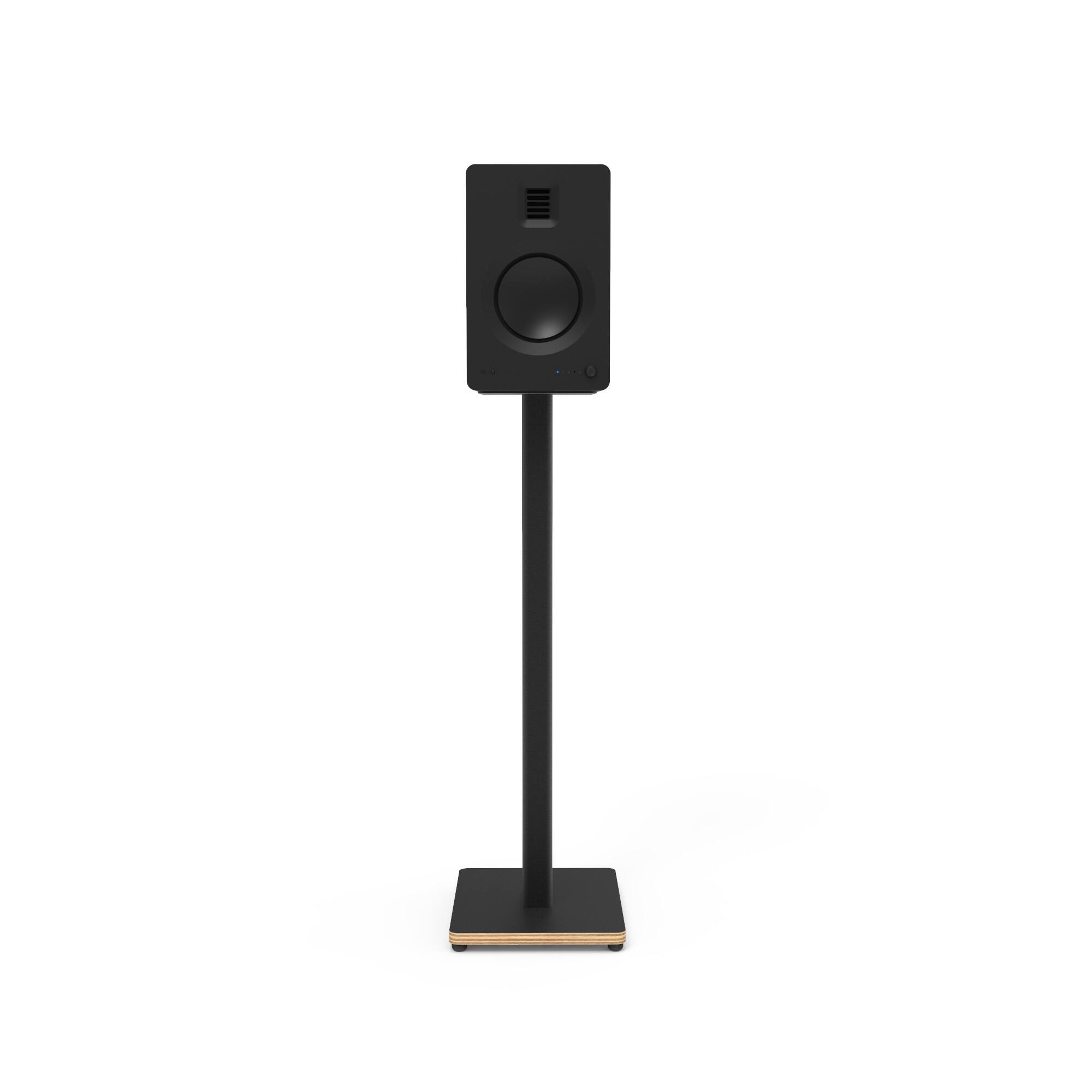 Alt View 1. Kanto - Kanto TUK Premium Powered Bookshelf Speakers with Bluetooth - Pair (Matte Black) - Black.