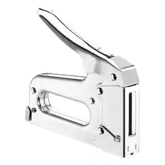 USE ONLY ARROW T50 GENUINE STAPLES
NEVER USE BUL STAPLES
NEVER USE LIVE ELECTRICAL STAPLES
NEVER USE STAPLES IN WET OR DAMPER ELECTRICAL OR WET LOCATIONS
SEE SAFETY INSTRUCTIONS