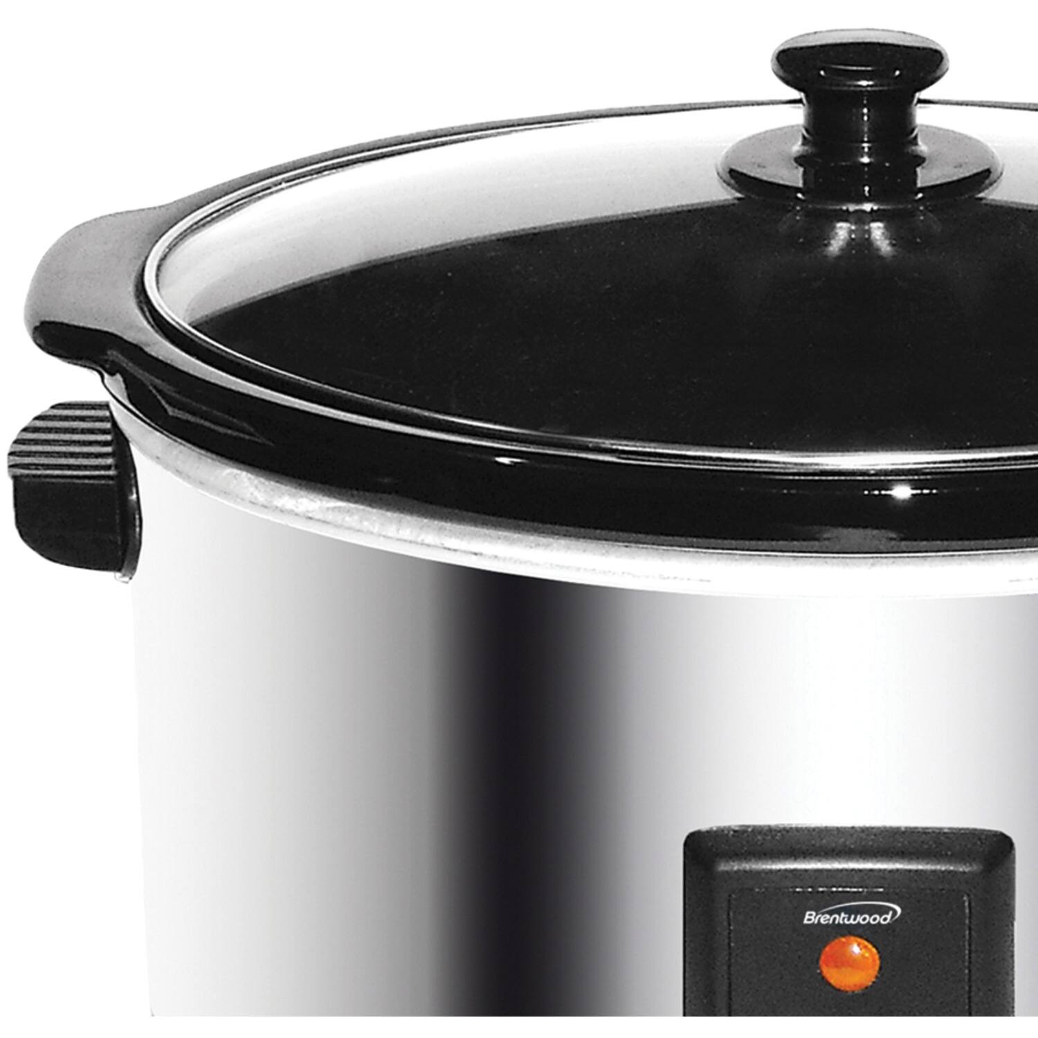 Alt View 5. Brentwood - Brentwood Sc-170s 8-qt. 360-watt Stainless Steel Slow Cooker - silver.