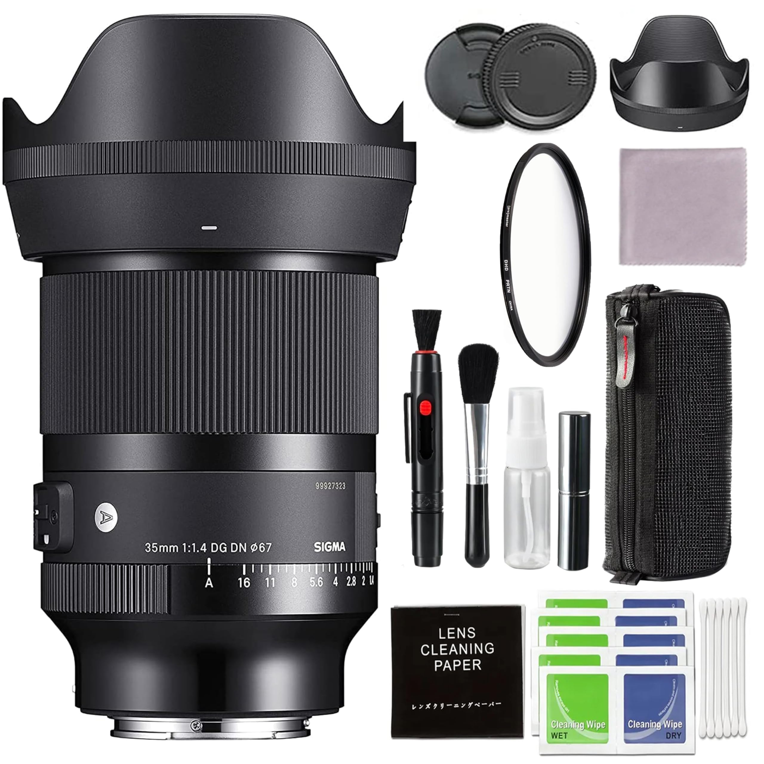 99927323  
35mm 1:1.4 DG DN 67  
SIGMA  
LENS CLEANING PAPER  
Cleaning Wipe WET  
Cleaning Wipe DRY  
DKY