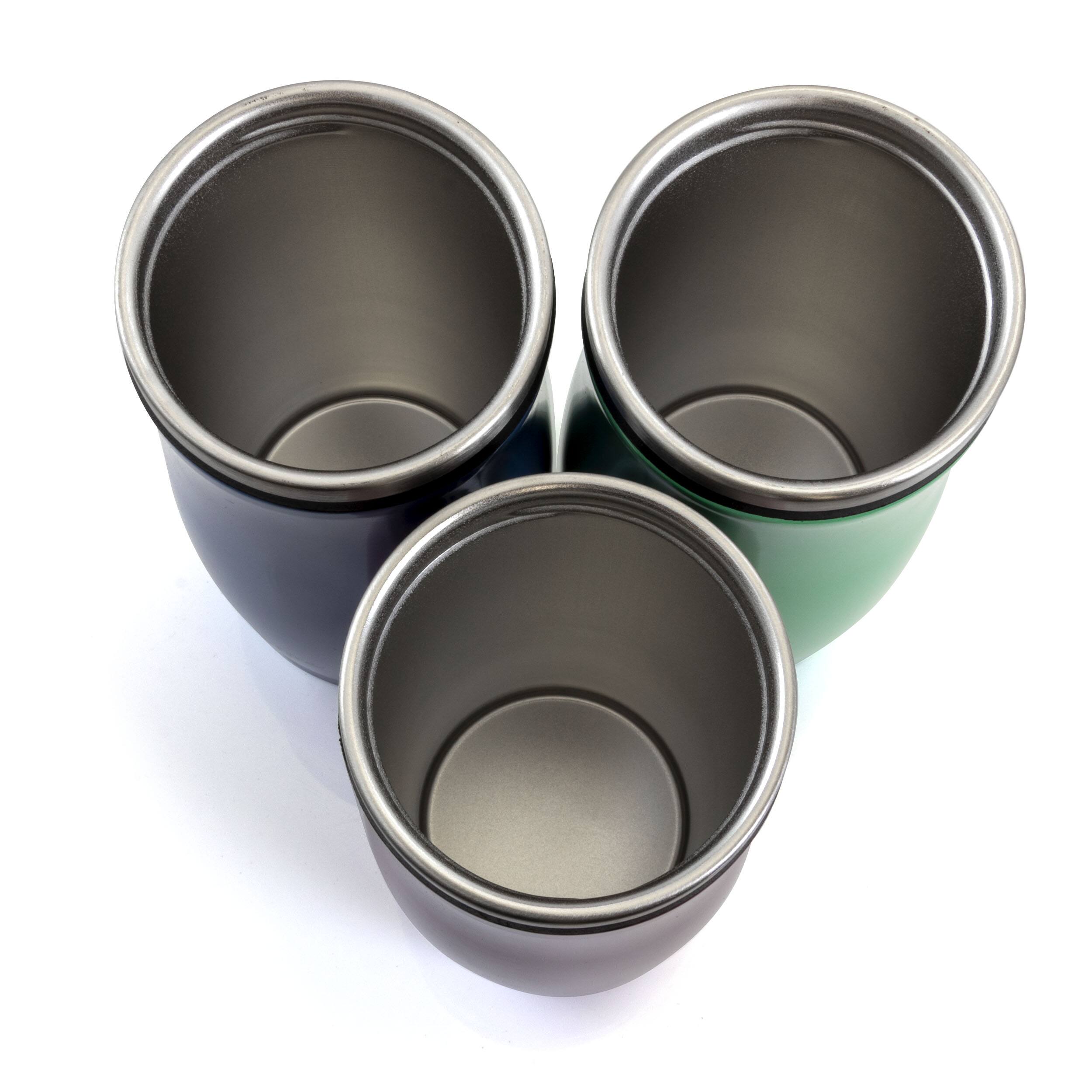 Alt View 7. Mr. Coffee - Mr. Coffee 12.5 Ounce Stainless Steel Insulated Thermal Travel Mug Set of 3 - Assorted.