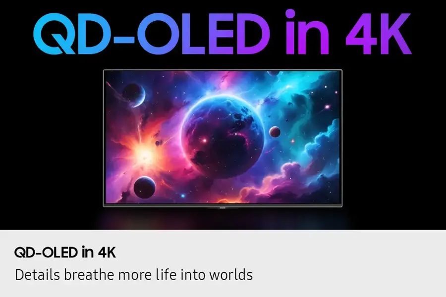 QD-OLED in 4K Details breathe more life into worlds.