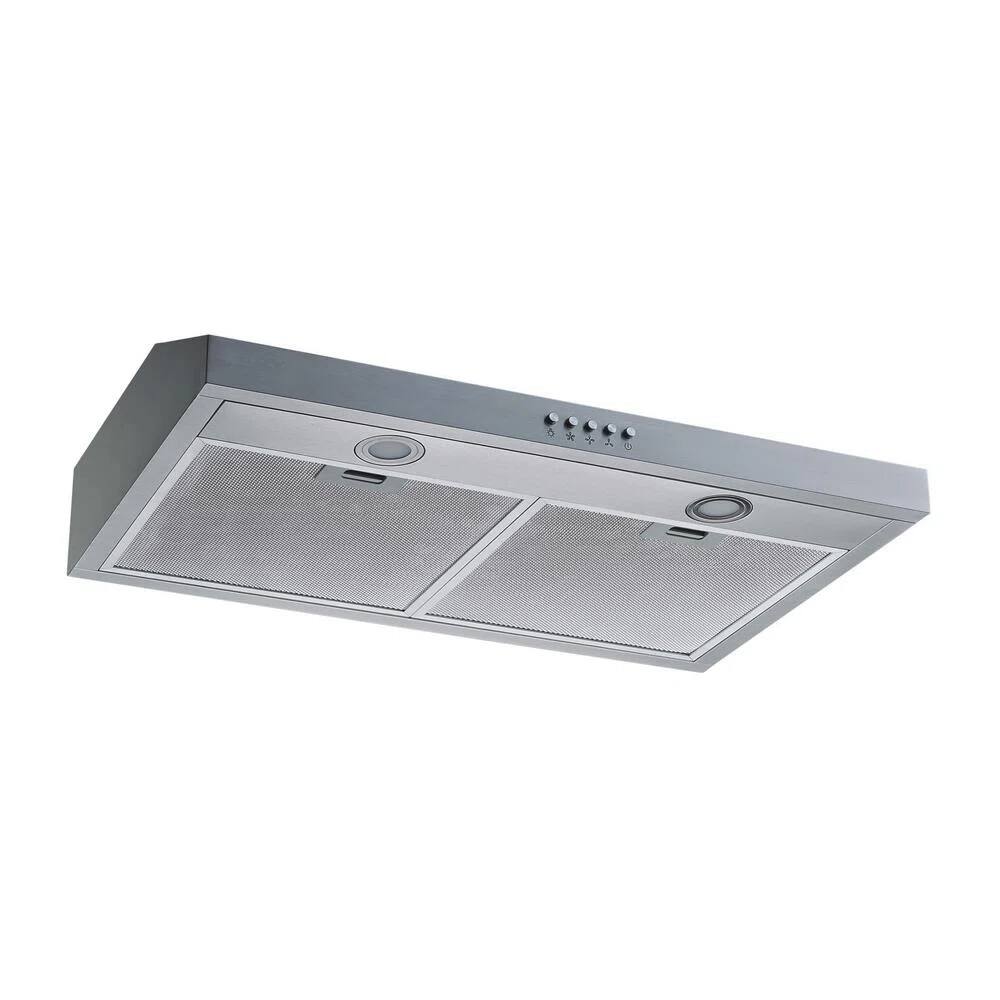 Left. Winflo - Winflo 30 inch Convertible 330-CFM Stainless steel Under Cabinet Range Hood - Stainless Steel.