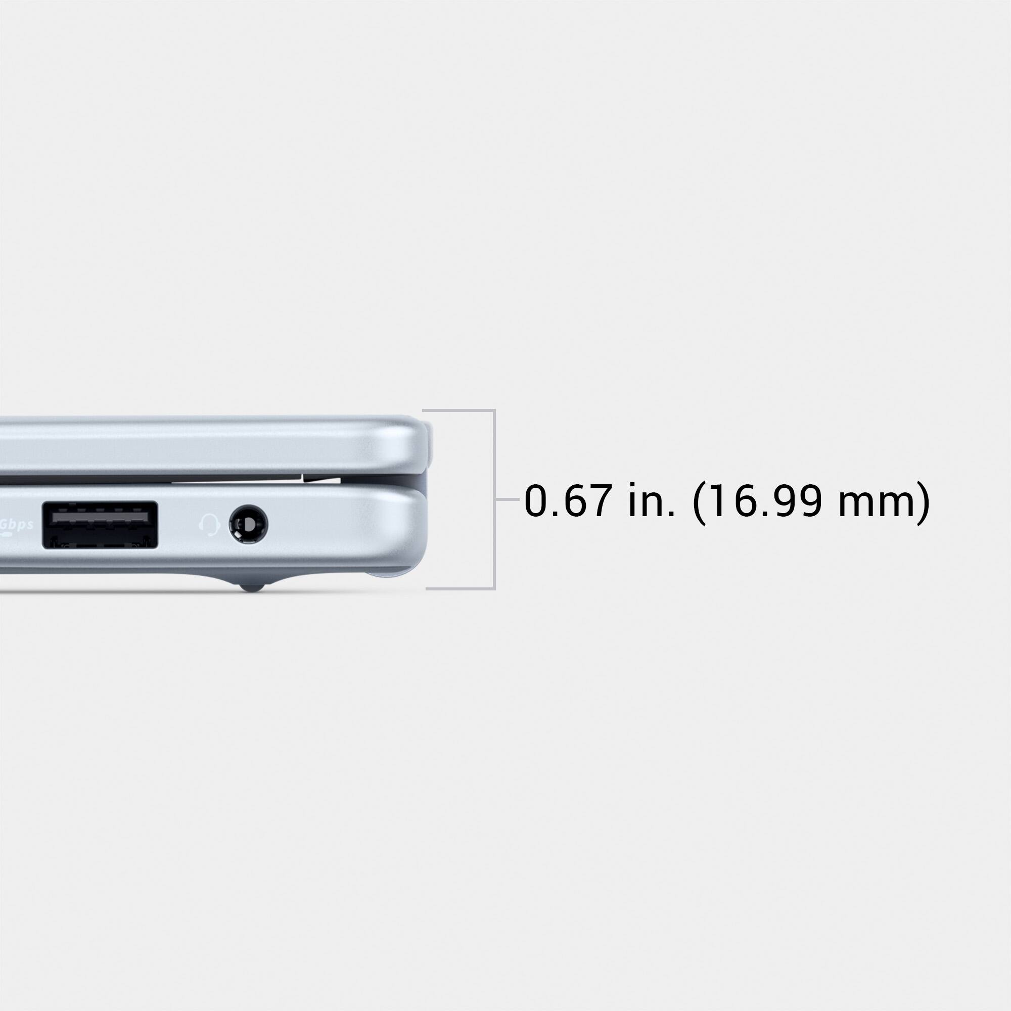 0.67 in. (16.99 mm)
