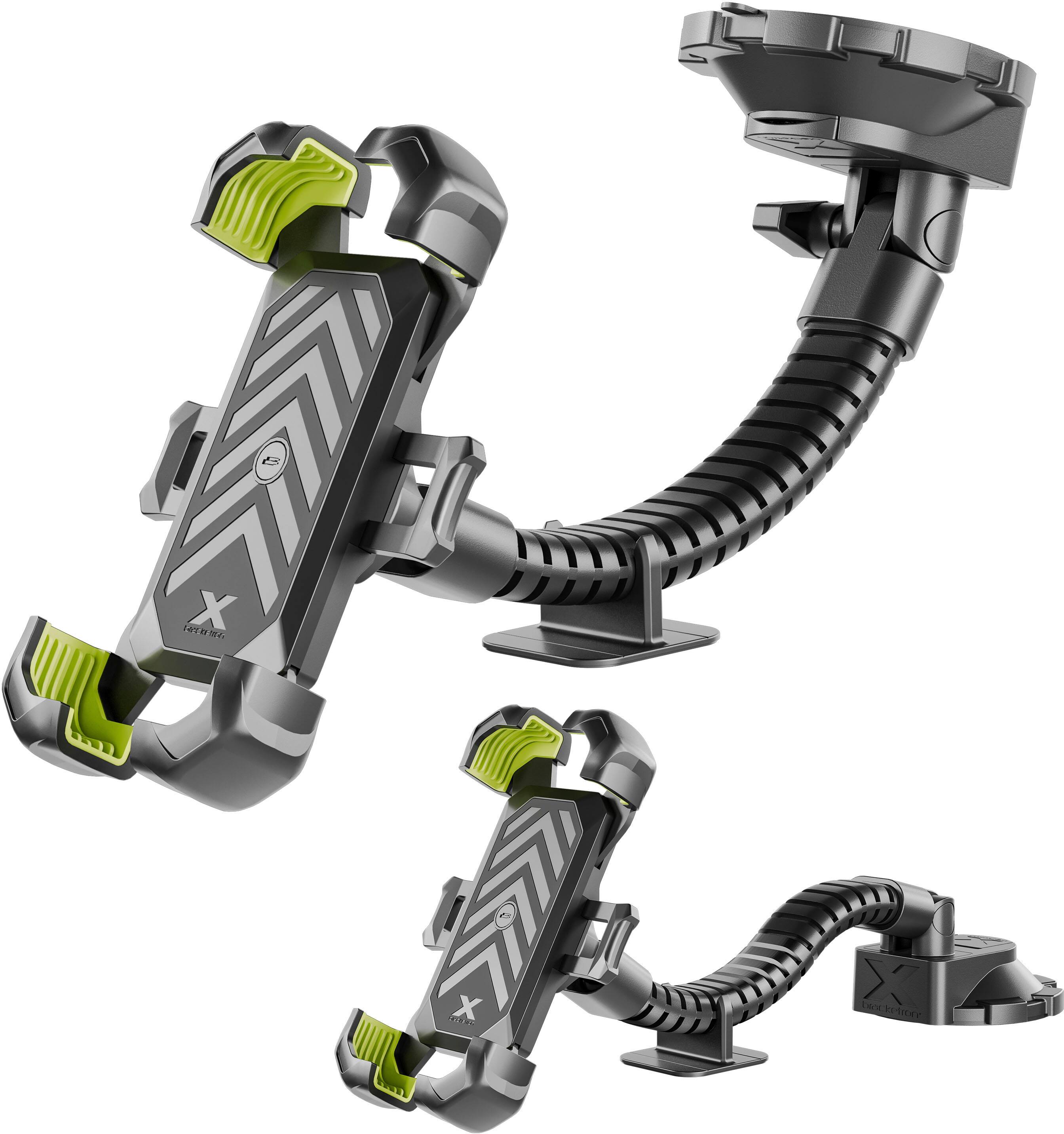 Angle. Bracketron - HD X-Lock Window & Dash Mount - Black.