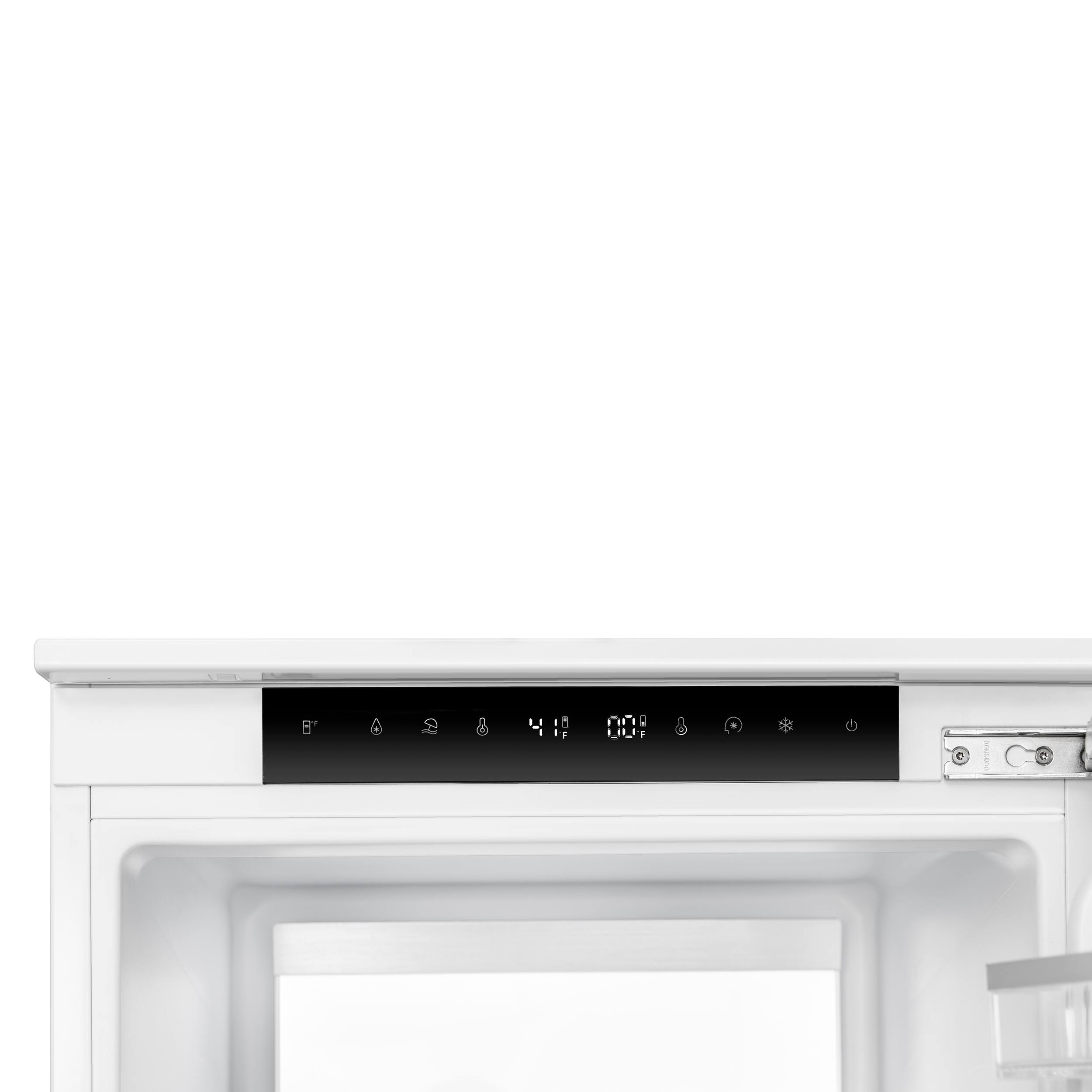 Alt View 5. Forno Appliances - Rivestito 8.3 Cu. Ft. Compact Fridge with Panel-Ready Design - White.