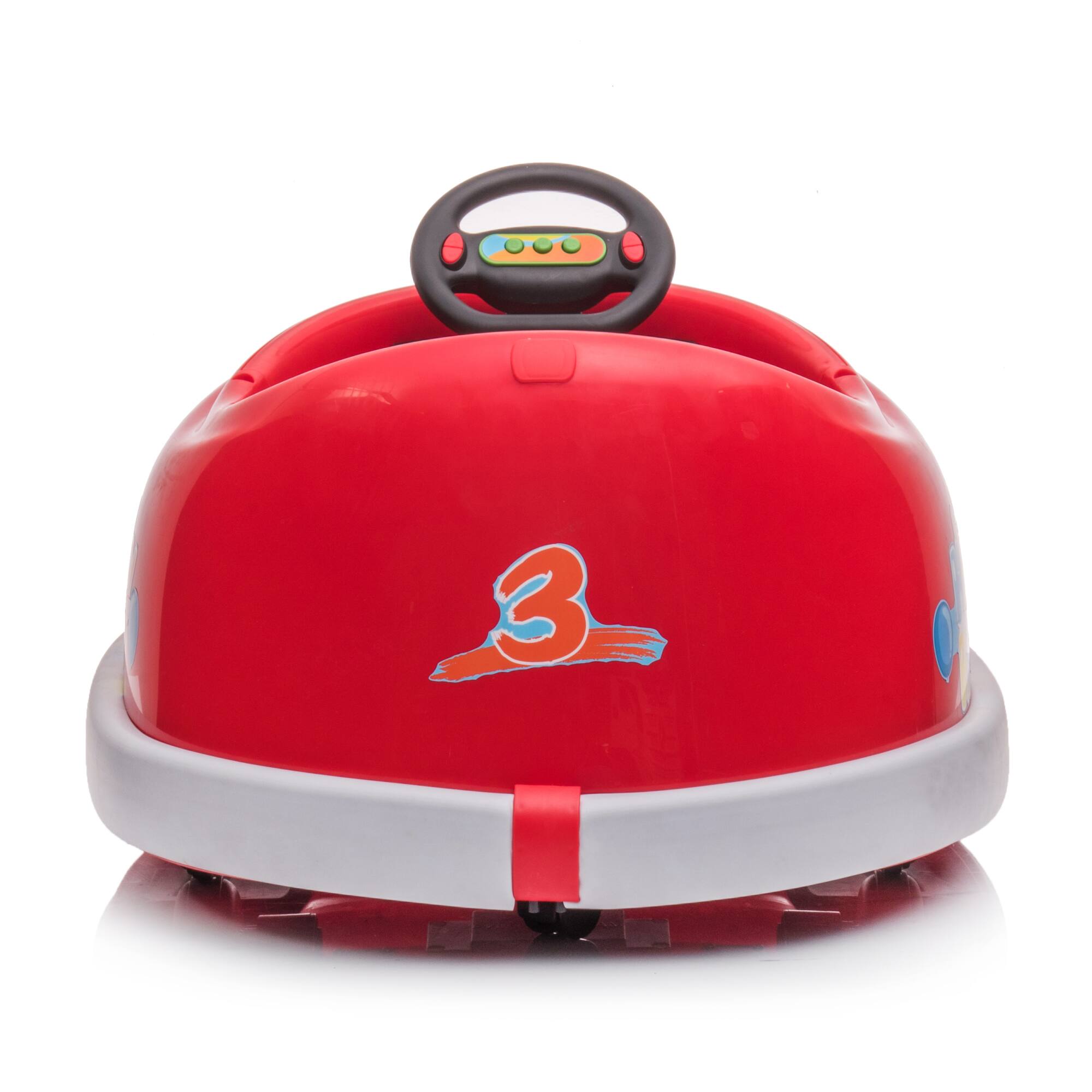 Alt View 2. ELEMENT ACE - Versatile 12V Kids Electric Ride-On Car with Six Play Modes, Remote Control, and Anti-Collision Safety Features - Red.