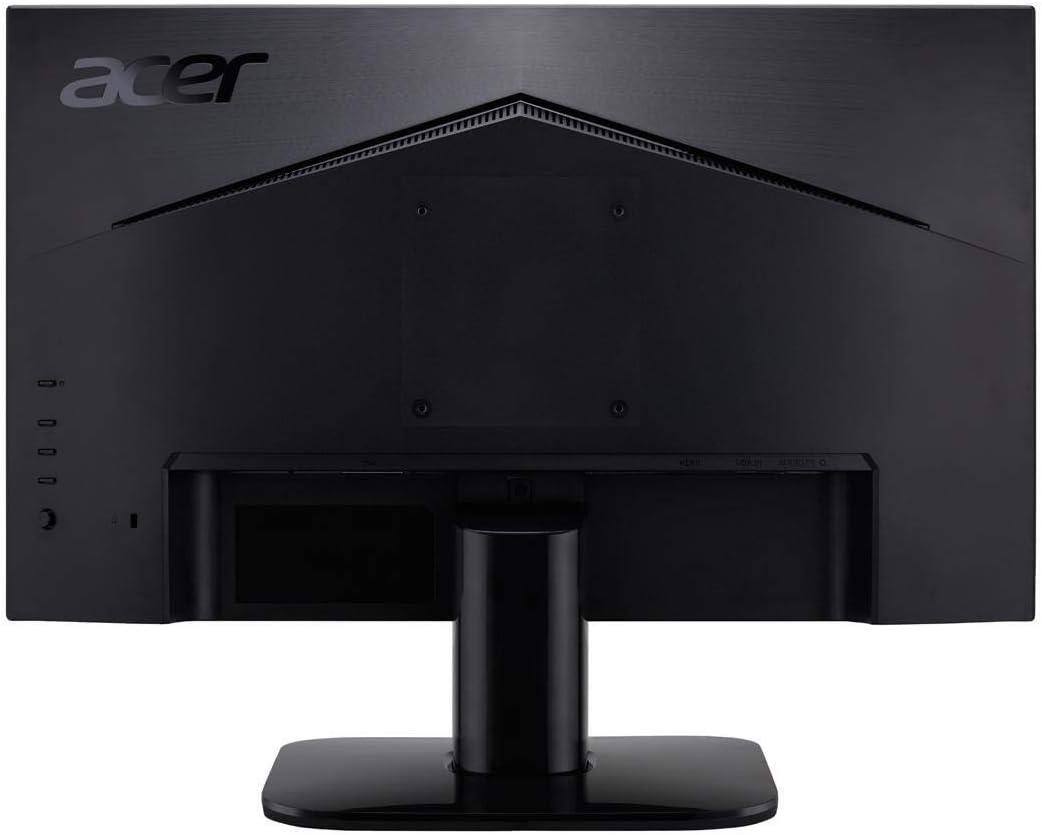 Back. Acer - KA272U E 27" LCD Monitor 100Hz 2560x1440 WQHD - Black.