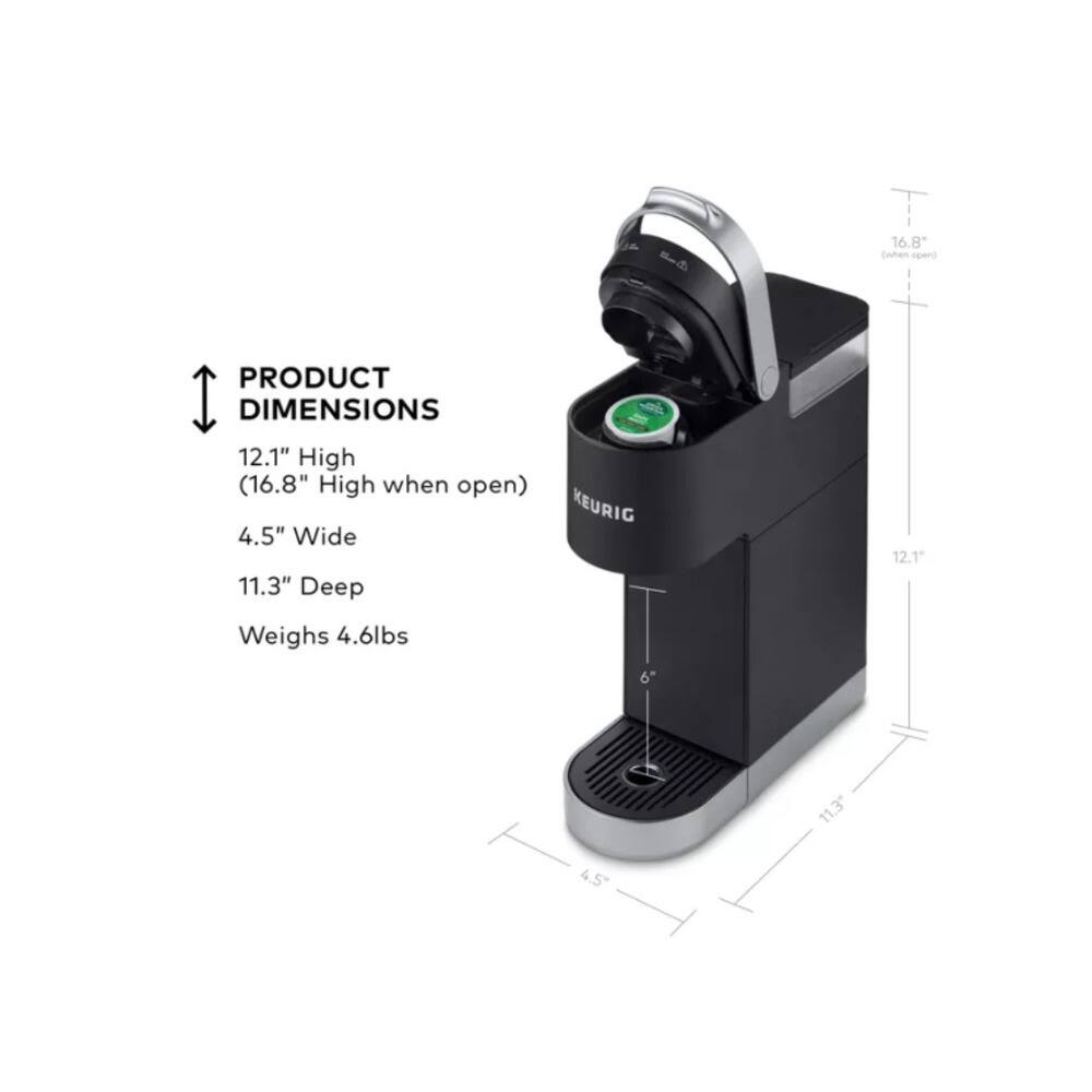 PRODUCT DIMENSIONS

12.1" High (16.8" High when open)  
4.5" Wide  
11.3" Deep  
Weighs 4.6lbs