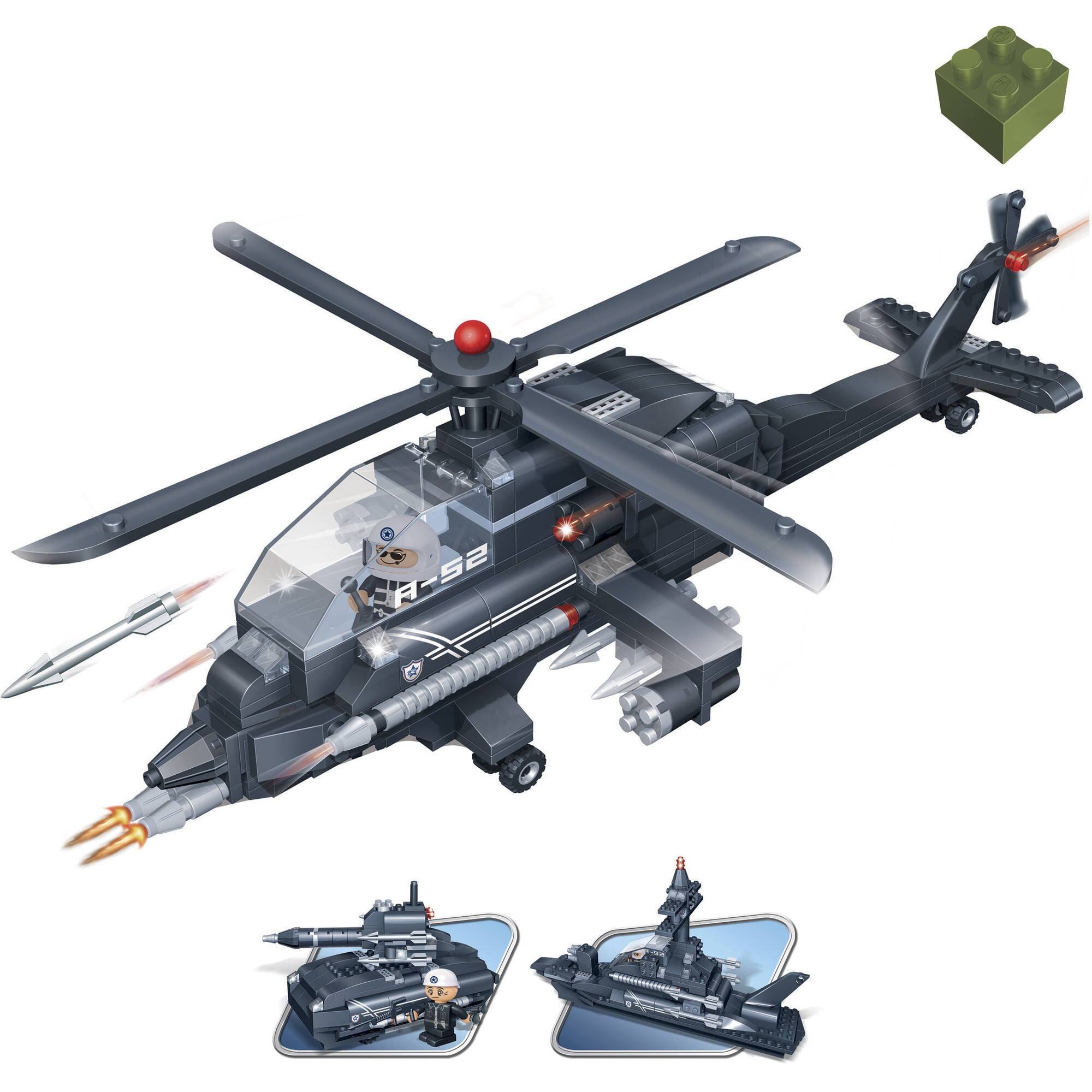 Front. BanBao - BanBao 3-in1 Helicopter Building Kit STEM Toy(295 pcs) Building Set for Kids.