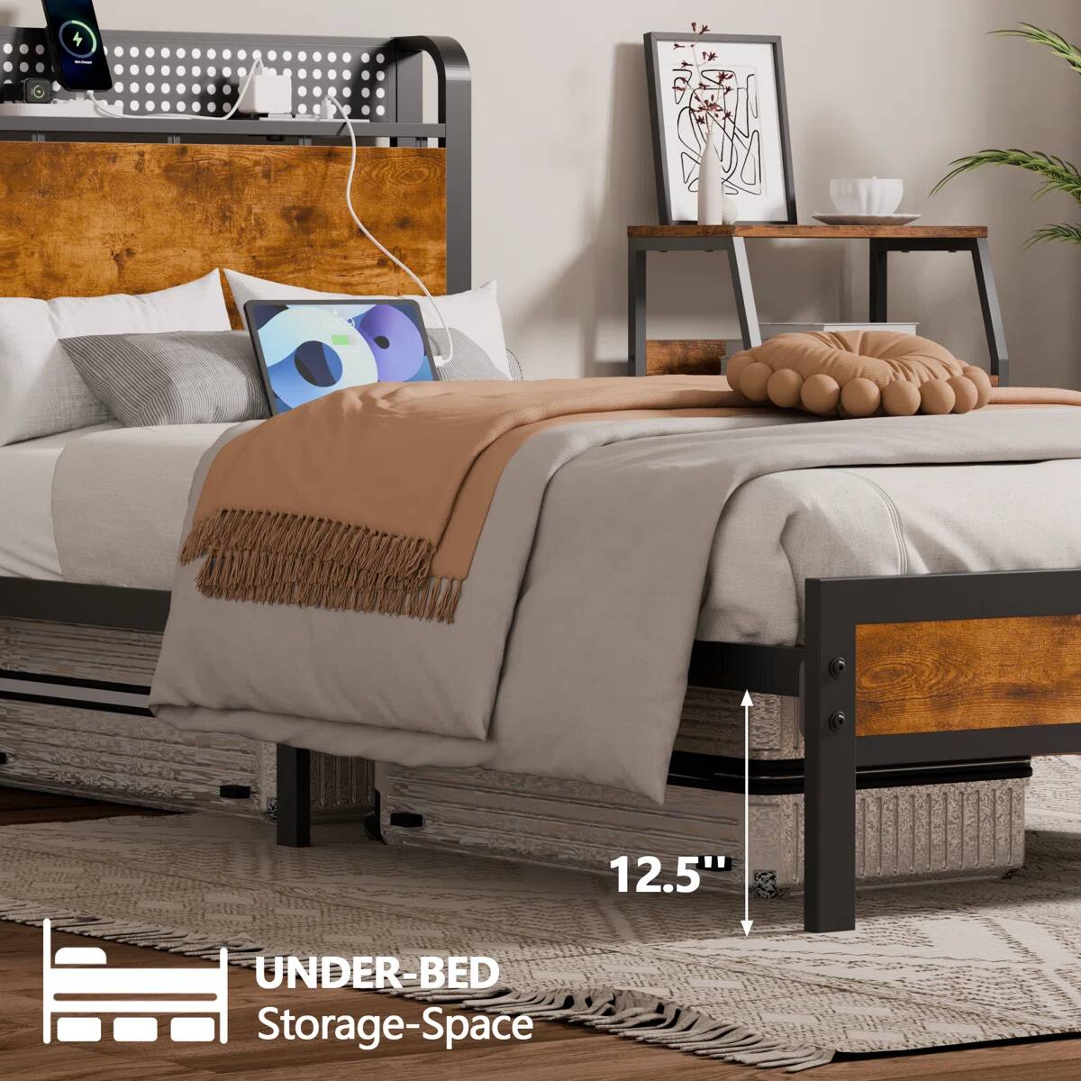 4 TH 12.5" UNDER-BED Storage-Space