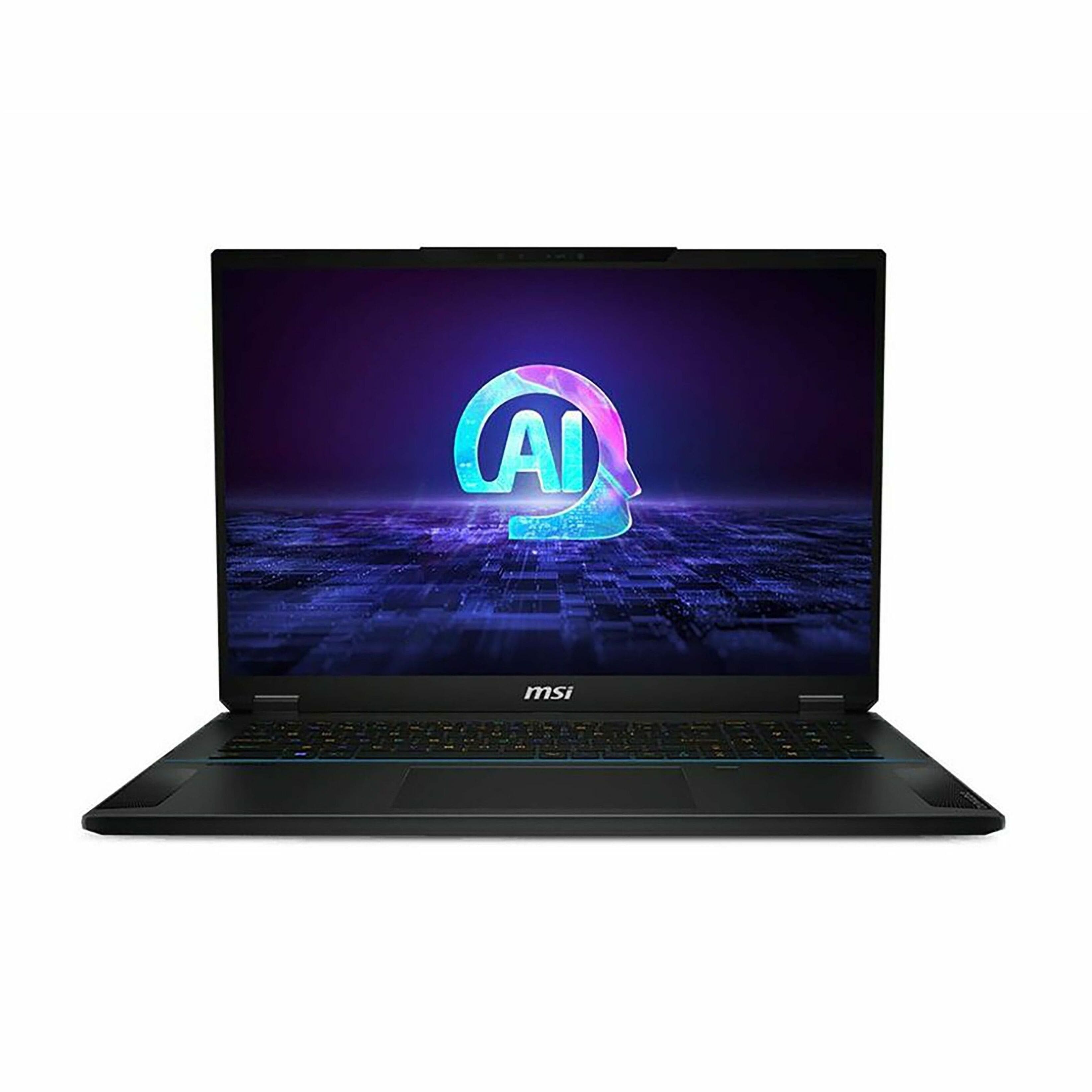 Angle. MSI - Stealth 18 AI Studio 18" Gaming Laptop - Intel Core Ultra 9 185H with 32GB Memory - NVIDIA GeForce RTX 4080 - 1TB SSD - Midnight Black, Black.