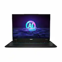 MSI - Stealth 18 AI Studio 18" Gaming Laptop - Intel Core Ultra 9 185H with 32GB Memory - NVIDIA GeForce RTX 4080 - 1TB SSD - Midnight Black, Black - Angle_Zoom