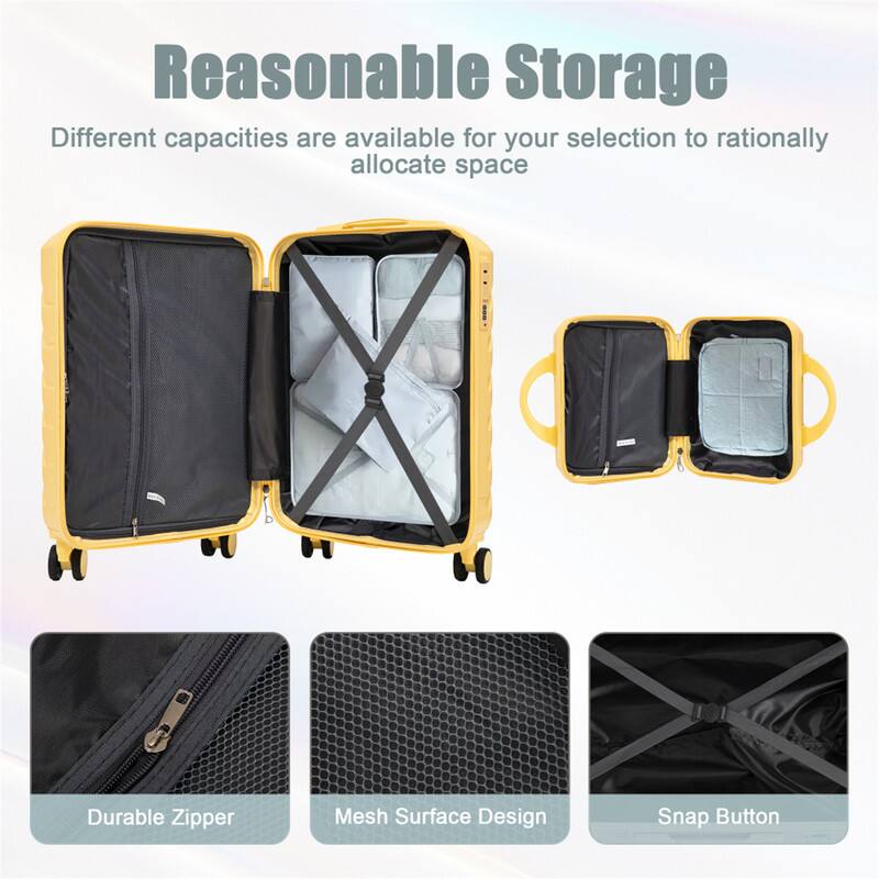 Reasonable Storage  
Different capacities are available for your selection to rationally allocate space  

Durable Zipper  
Mesh Surface Design  
Snap Button