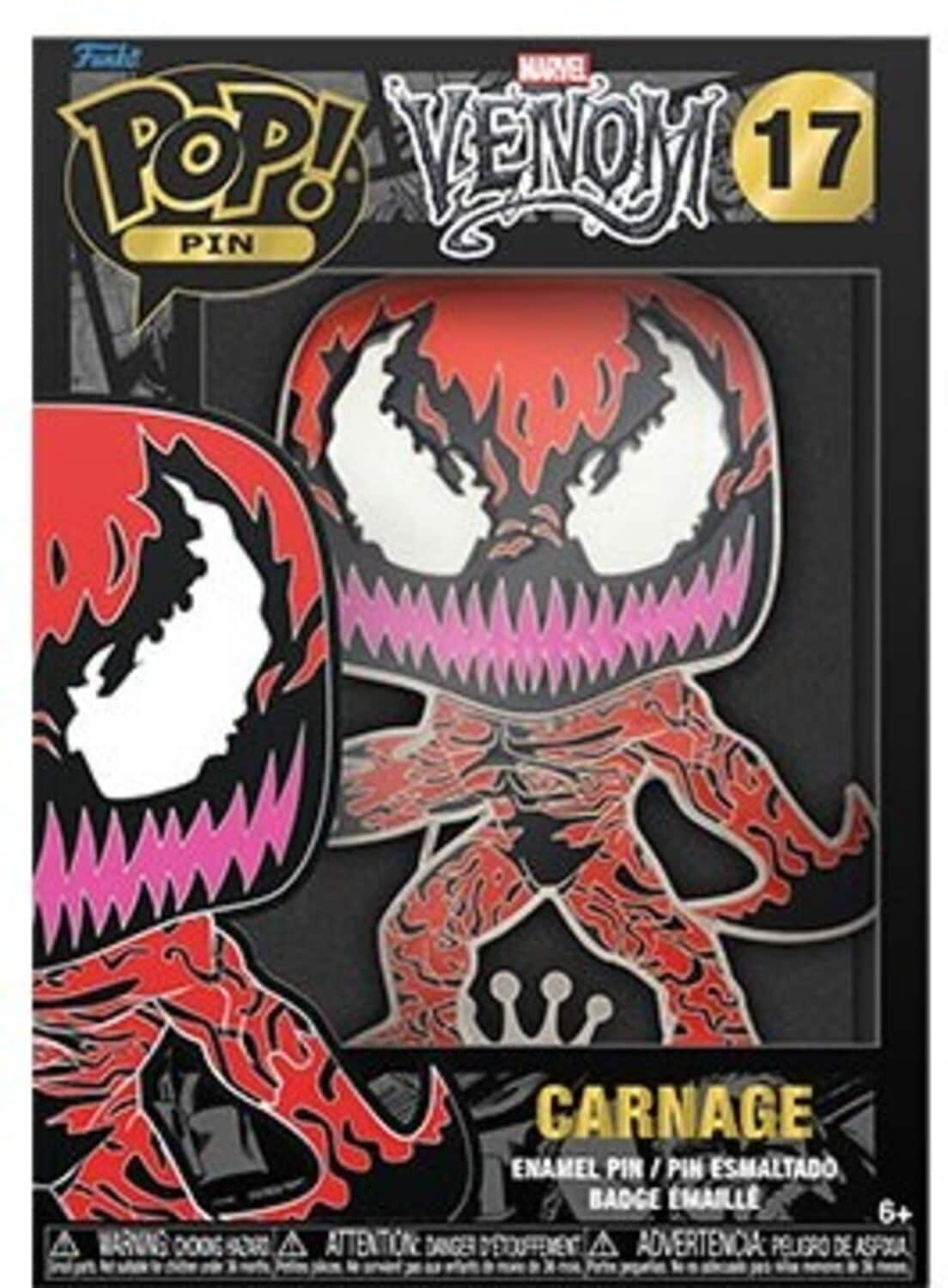 Funko - POP! PIN: Marvel - Venom Carnage - COLLECTIBLES - Multicolor