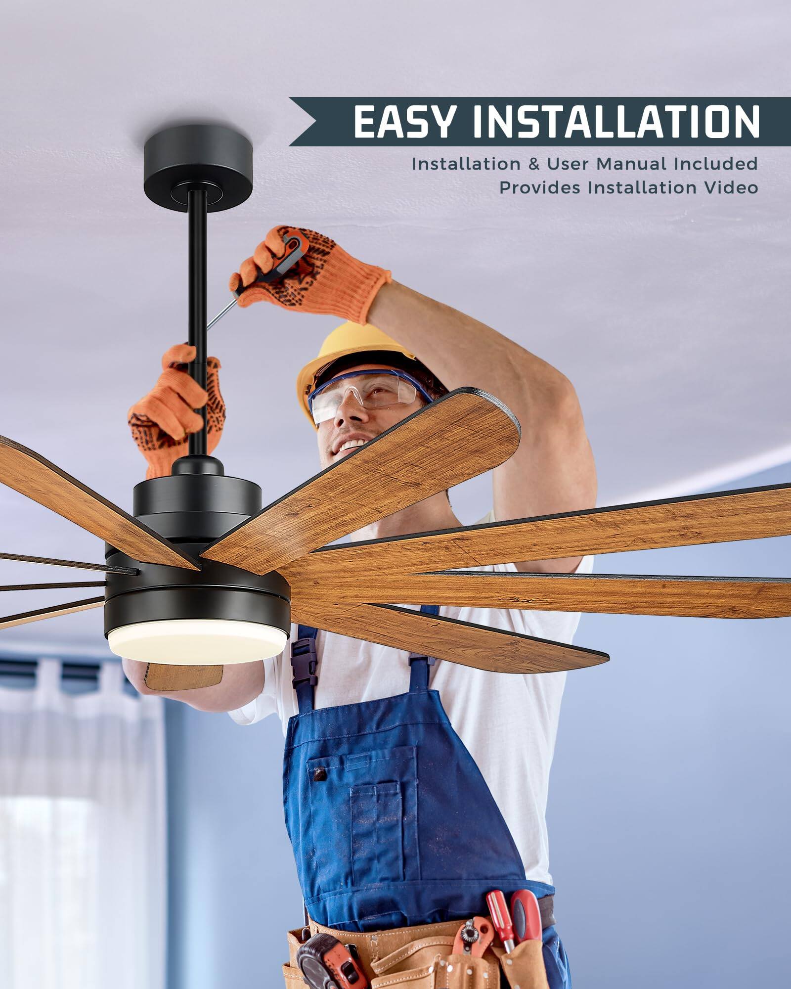 EASY INSTALLATION  
Installation & User Manual Included  
Provides Installation Video