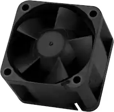 Front. Arctic - ARCTIC ACFAN00185A S4028-6K 40x40x28 mm Fan, 250-6000 RPM, PWM Regulated, 4-pin Connector, 12 V DC-Black - Black.