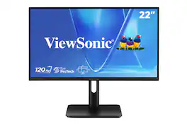 ViewSonic - VG2242 22" 1080p Monitor, VA Display with 120Hz for Smooth Home and Office Productivity - Black