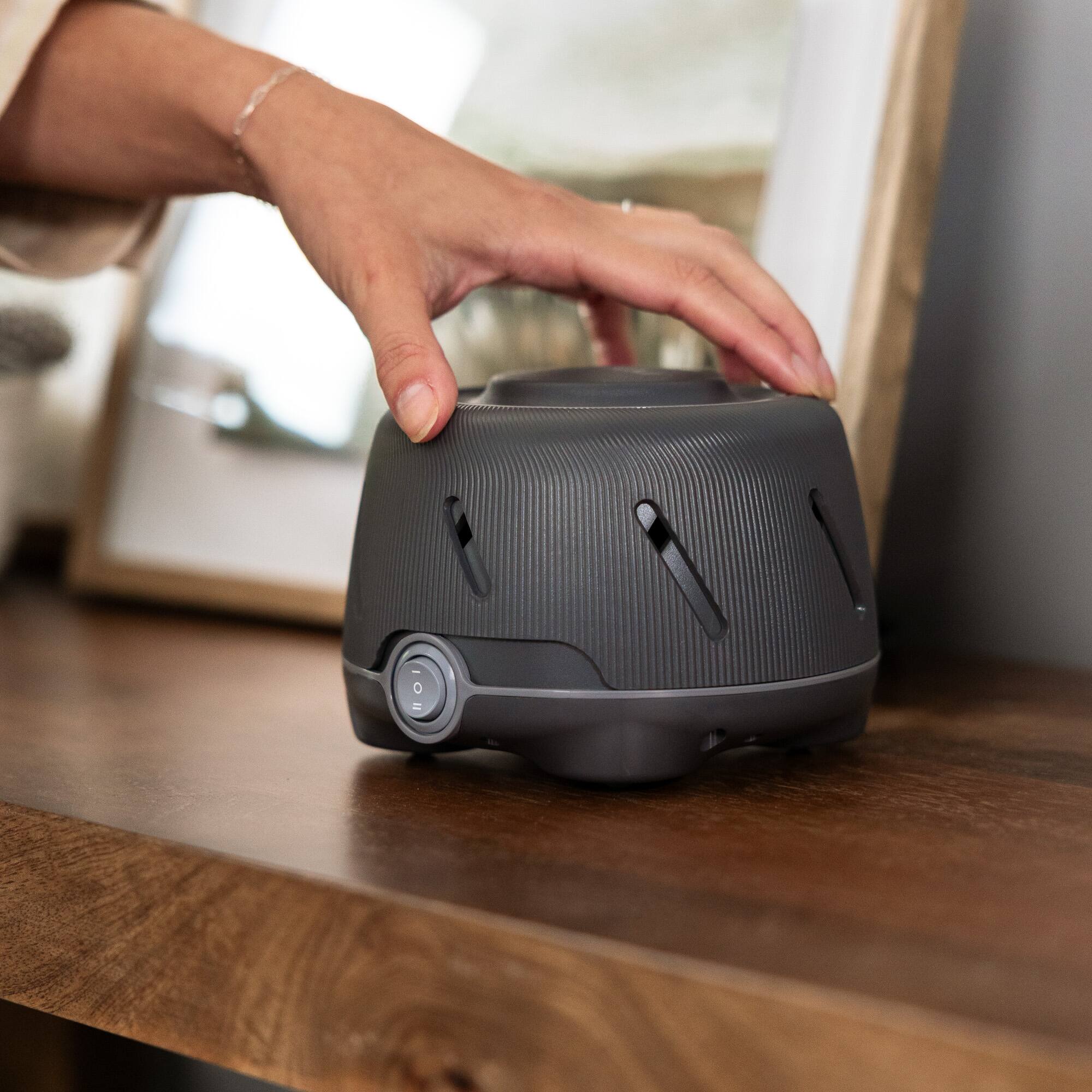 Alt View 4. Yogasleep - Dohm Sound Machine - Charc - Charcoal.