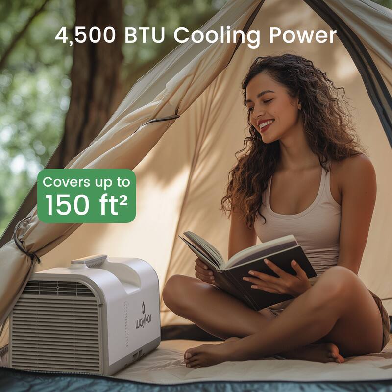 4,500 BTU Cooling Power  
Covers up to 150 ft²