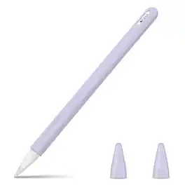 Kitcheniva - Silicone Protective Sleeve Case For Apple Pencil 2nd Gen - Lilac Purple