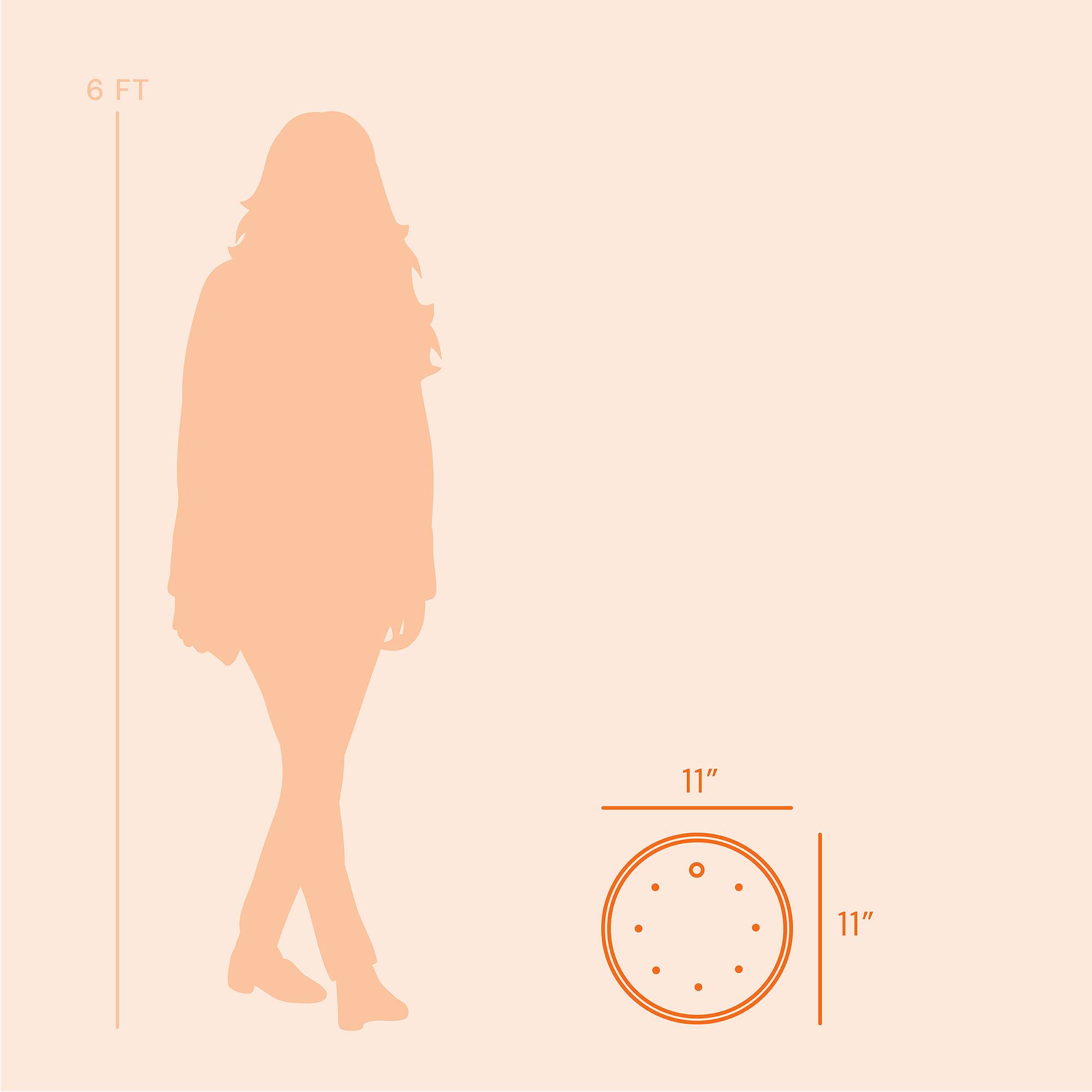 6 FT 11" 11"