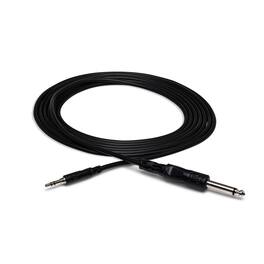 HOSA - Mono Interconnect 1/4 in TS to 3.5 mm TRS (5-Ft)