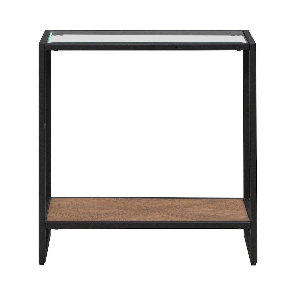 Back. Liberty Furniture Industries - Bedford Chairside Table for Living Room - Weathered Oak - Weathered Oak.