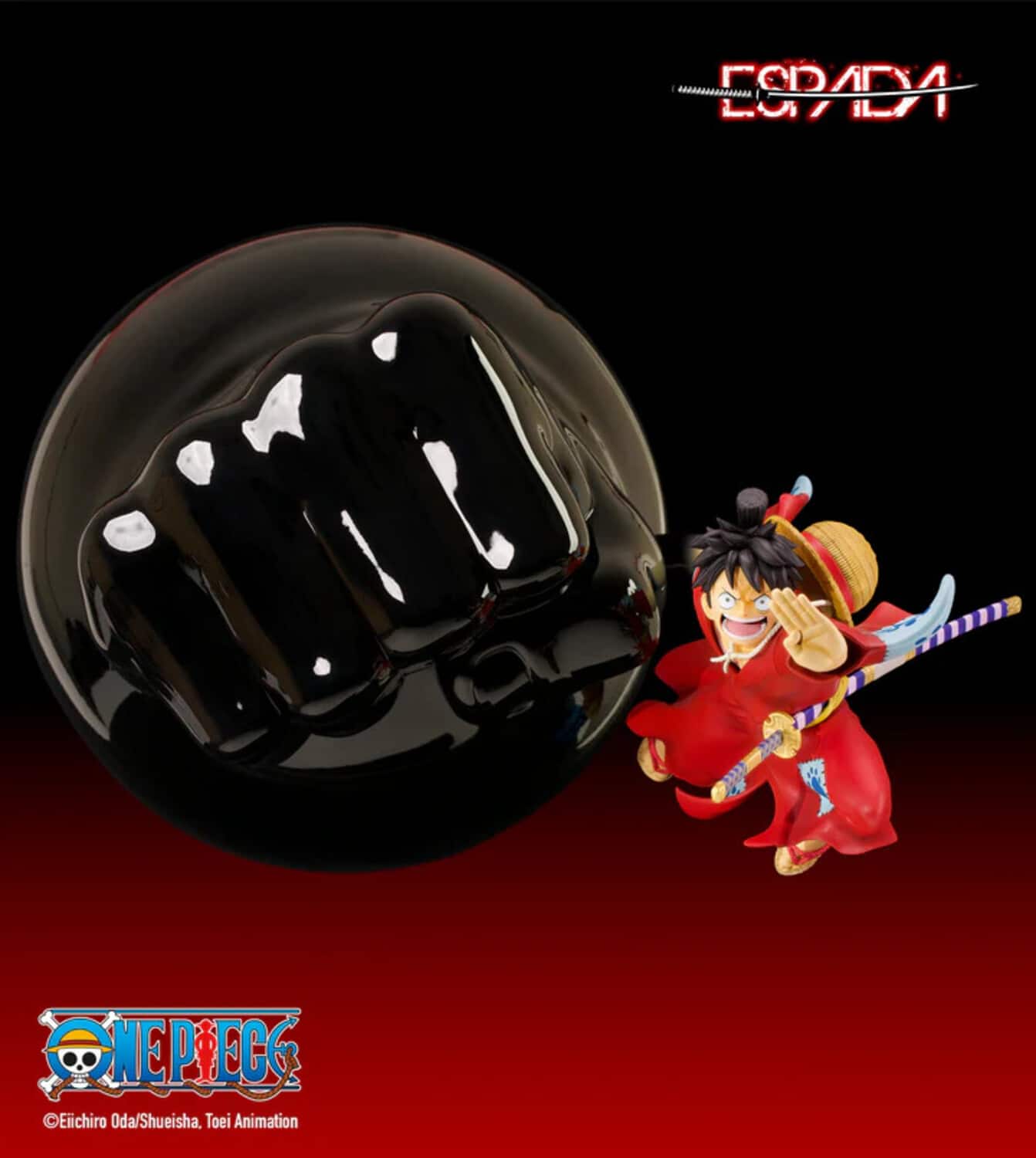 PopMarket - Espada Art - One Piece - Monkey D. Luffy Wall Statue - COLLECTABLES - Multicolor