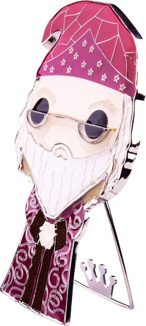 Alt View 1. Funko - Harry Potter 3 Inch POP Pin | Albus Dumbledore - Purple.