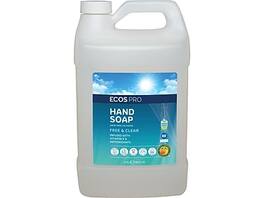 ECOS PRO - Liquid Hand Soap, Free & Scent, 1 Gal - Clear