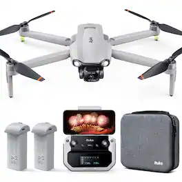 Ruko - F11PRO 2 Plus Drones with Camera for Adults, 48MP Night Vision 4K Video 8K Photo,3-Axis Gimbal Stabilizer - Gray