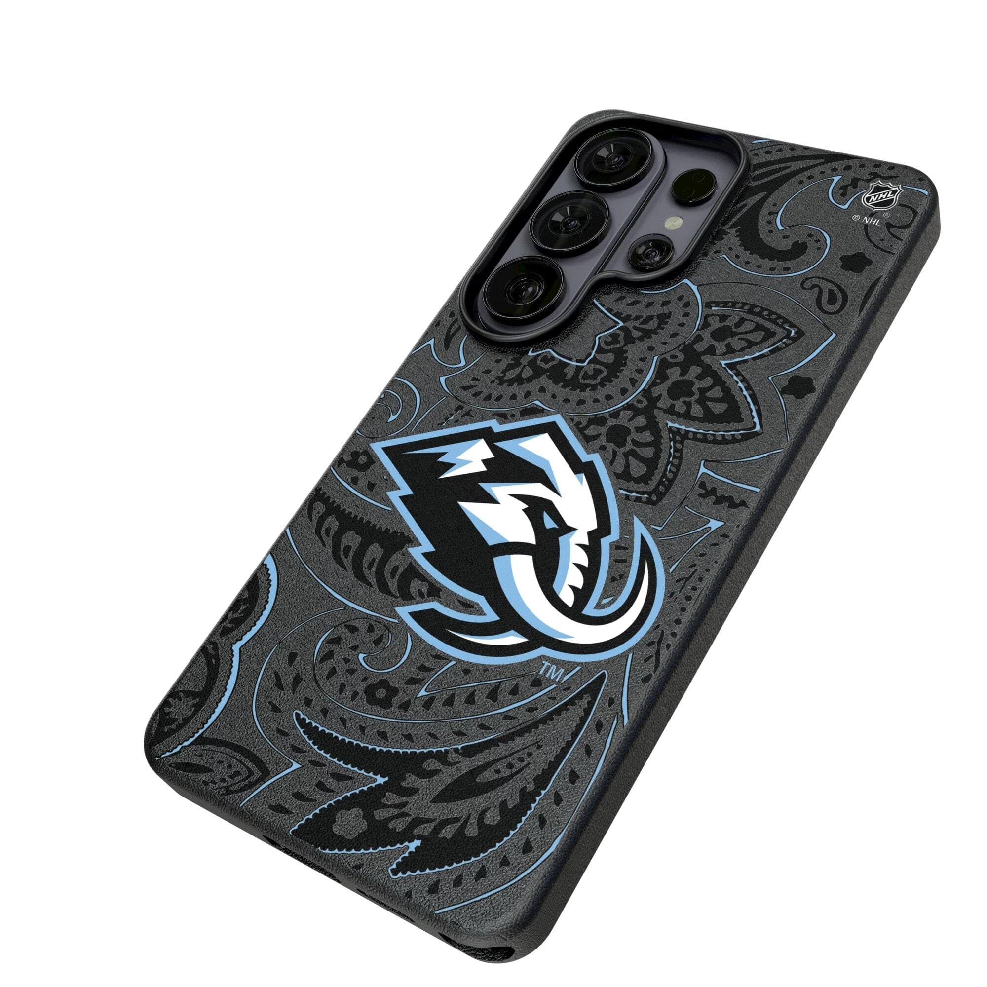 Alt View 1. Keyscaper - Utah Mammoth Paisley Galaxy Magnetic Bump Case - S24 - Black.
