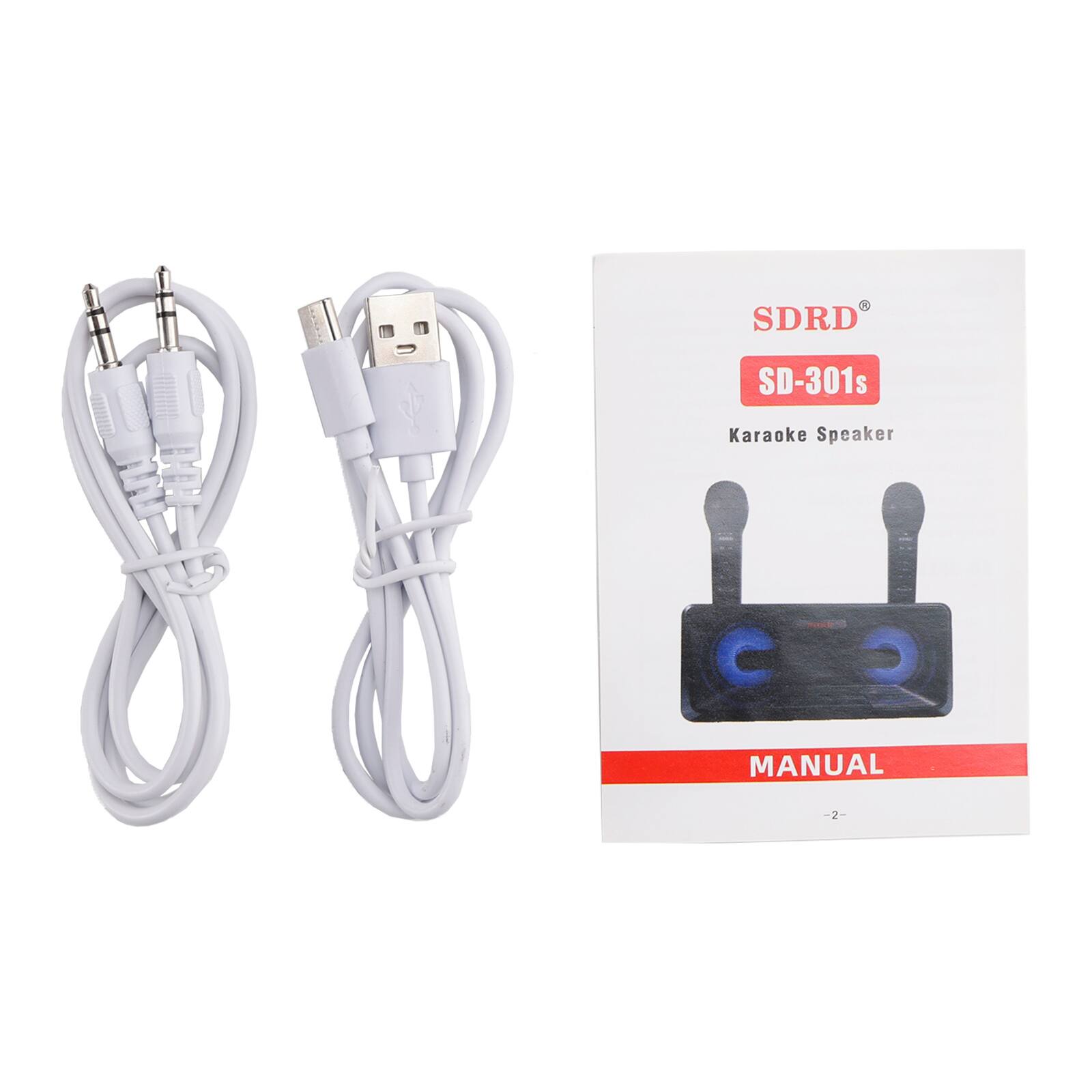 SDRD SD-301s Karaoke Speaker  
MANUAL  
-2-