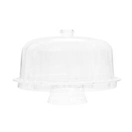 Better Houseware - 885 Convertible 3-piece -acrylic Cake Cover Set - Clear