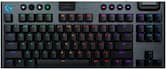 Logitech - G915 X LIGHTSPEED TKL Wireless Mechanical GL Brown Tactile Switch Gaming Keyboard for PC/Mac with RGB Backlighting - Black