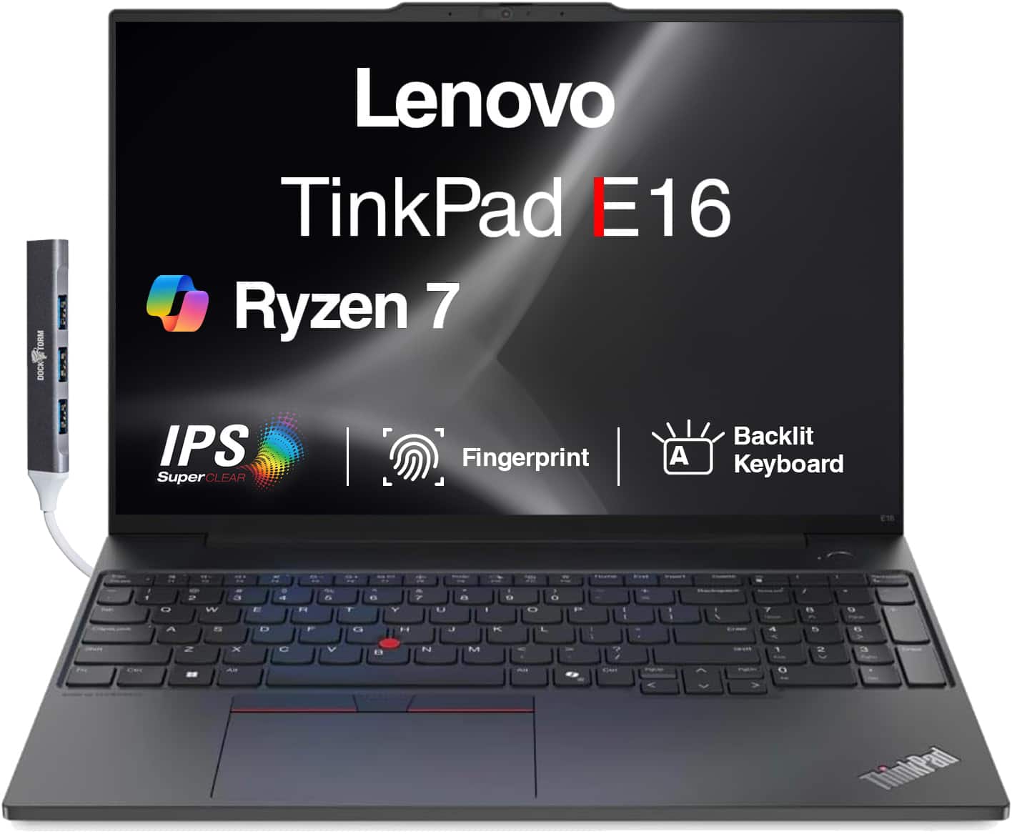 Lenovo ThinkPad E16 Ryzen 7 IPS Backlit Fingerprint SuperCLEAR Keyboard