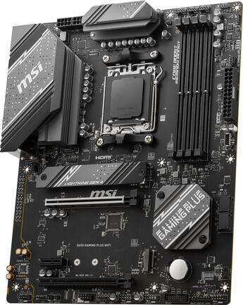 MSI B650 GAMING PLUS WIFI (Socket AM5) AMD B650 ATX DDR5 Wi Fi 7 MSI B650 GAMING PLUS WIFI (Socket AM5) AMD B650 ATX DDR5 Wi Fi 7