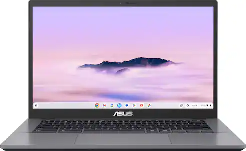 ASUS - CX34 14" FHD Chromebook Plus Laptop with Google AI - Intel Core i5 - 8GB Memory - 128GB SSD - Rock Grey