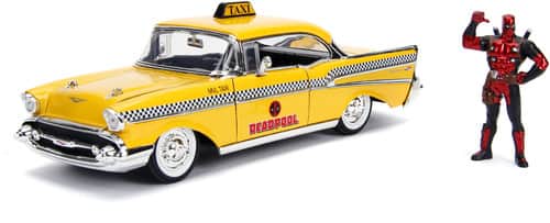 Jada Toys - Marvel Deadpool - 1:24 Taxi (1957 Chevy Bel-Air) Die-Cast Car & Deadpool Figure - COLLECTIBLES - Multicolor price history on PriceWatchPro