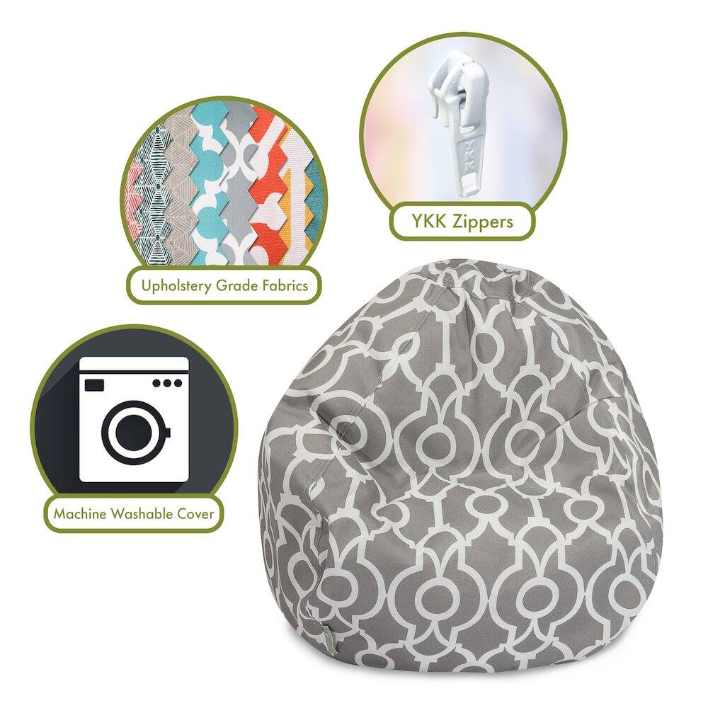 - Upholstery Grade Fabrics
- YKK Zippers
- Machine Washable Cover