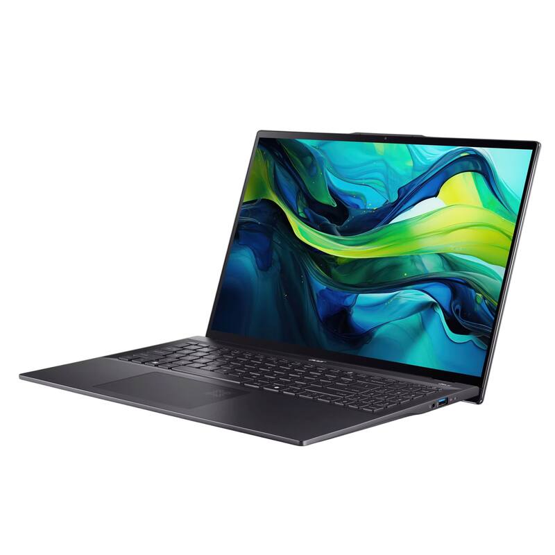 Alt View 2. Acer - Acer Swift 16 16" Touchscreen Laptop,Intel Ultra 7 256V,16GB RAM,1TB SSD,Backlit Keyboard,Win 11 Pro,Black - Black.